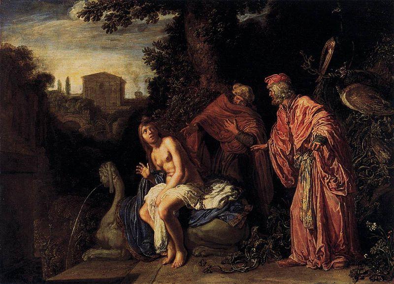 Pieter Lastman Susanna and the Elders oil painting picture